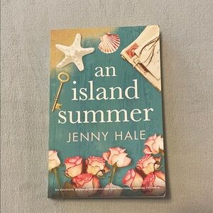 An Island Summer by Jenny Hale - Teal and Pink Cover